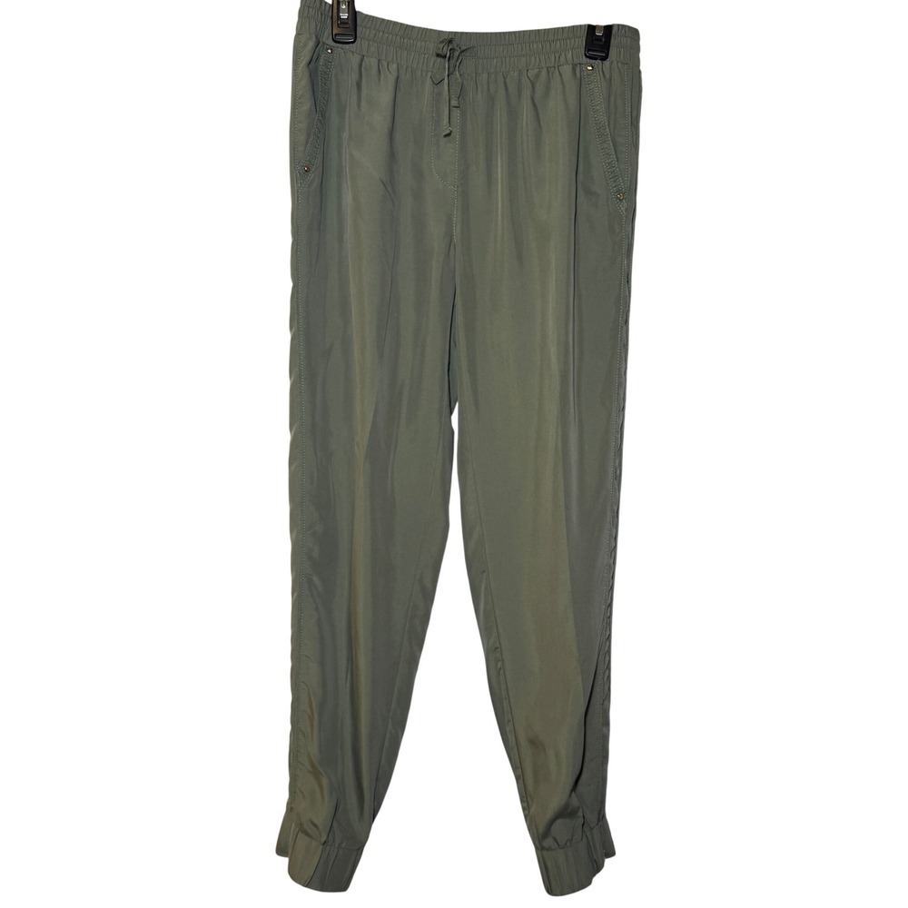 White House Black Market Olive Green Cargo Jogger Pants Womens‎ Size Small